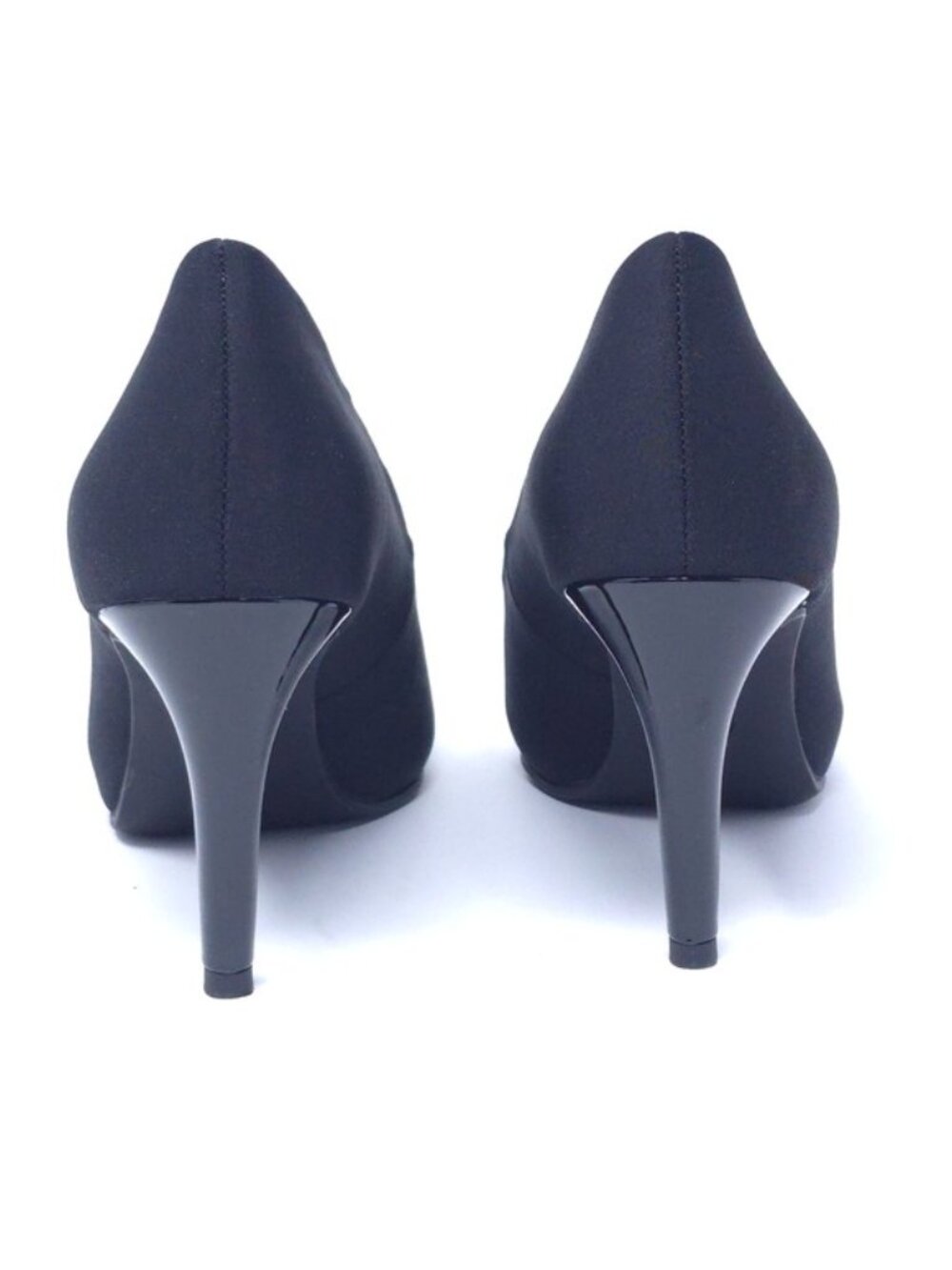 Bandolino Rainaa Stretch Lycra Pointed Toe Pumps Black Size 7M - Picture 4 of 10